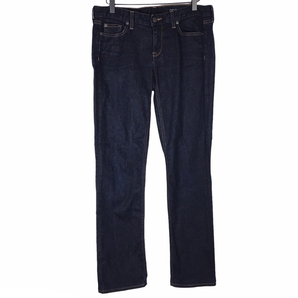 J CREW Jeans Matchstick Straight Leg Ultra Dark Wash Stretch Denim 29S Short